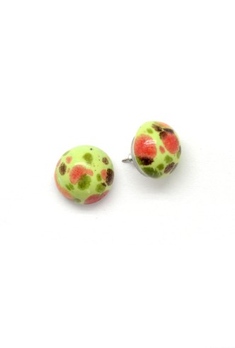 Round Ceramic Splatter Studs